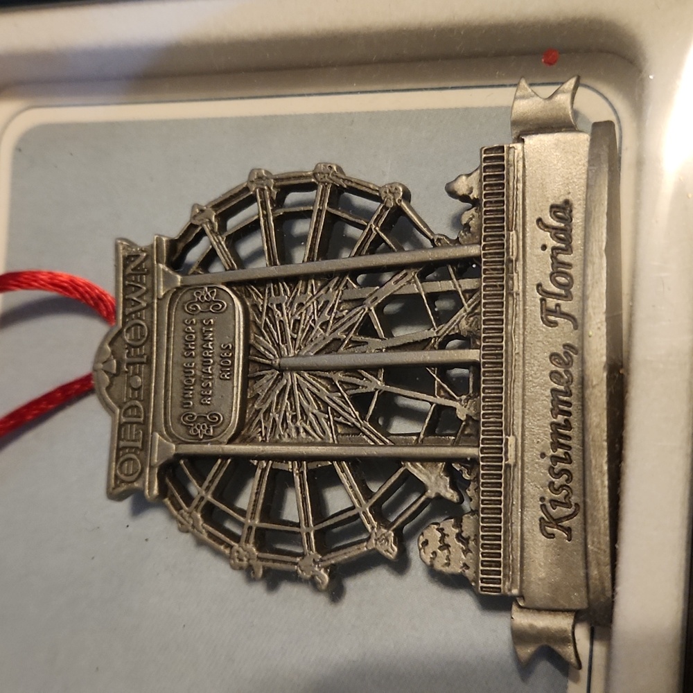 Fort Pewter Old Town Kissimmee Florida Ornament NEW - Picture 3 of 5